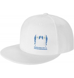 Snapback Baseball Cap Wings Nicaragua Flag Classic Dad Trucker Flat Bill Brim Hat White $10.49 Baseball Caps