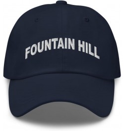 Fountain Hill Pennsylvania Hat Fountain Hill PA Cap Embroidered Dad Hat Adjustable Strap Closure Unisex Navy $21.19 Baseball ...