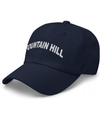 Fountain Hill Pennsylvania Hat Fountain Hill PA Cap Embroidered Dad Hat Adjustable Strap Closure Unisex Navy $21.19 Baseball ...