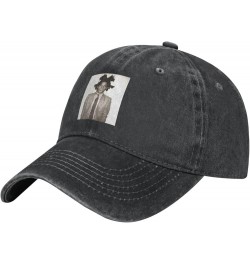 Jean Music Michel and Basquiat Baseball Cap Washed Denim Vintage Unisex Adjustable Classic Soft Cotton Cap Black Black $13.87...