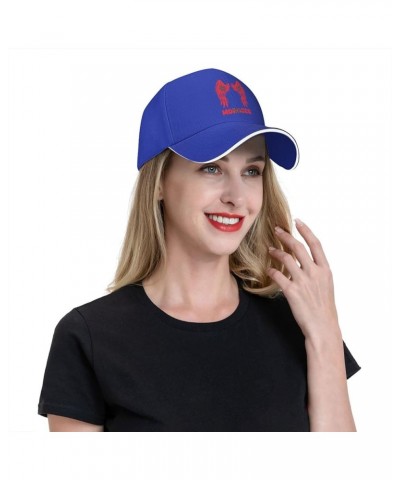 Wings Morocco Flag Baseball Cap for Men Women Blue $11.96 Baseball Caps