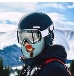 Funny Beaver with Heart Full Ski Mask Windproof Balaclava Face Mask Sun UV Protection Hood for Men Women $11.20 Balaclavas