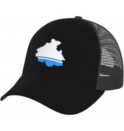 Flag Map of Altai Republic Baseball Cap for Men Women Breathable Mesh Back Baseball Caps Casual Outdoor Hat Adjustable Trucke...