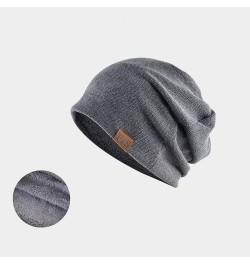 Cap Winter Warm Beanie Multi-Season Watch Cap Women's Ribbed Knit Hat with Brim Dark Gray $7.66 Skullies & Beanies