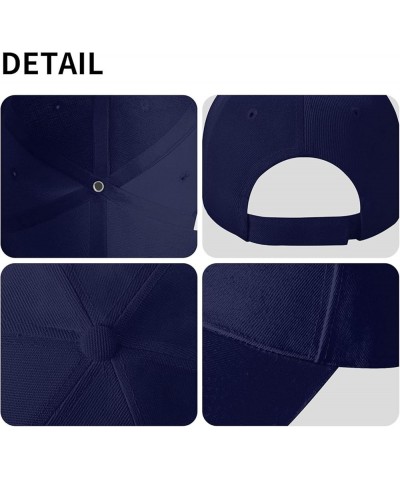 Custom Caps,Custom Name Hat Your Design Here,Custom Hat Design Your Own Classic Mens Womens Personalized Baseball Cap Navy Bl...