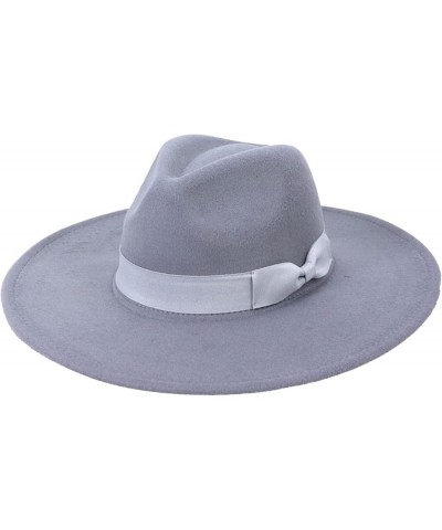 Fedoras Fashion Autumn Bow Peach Heart Top Wedding Flat Brim Big Eaves Top Hat Woolen for Men Women Brown $12.49 Fedoras