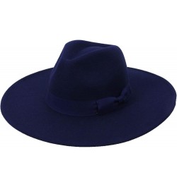 Fedoras Fashion Autumn Bow Peach Heart Top Wedding Flat Brim Big Eaves Top Hat Woolen for Men Women Brown $12.49 Fedoras