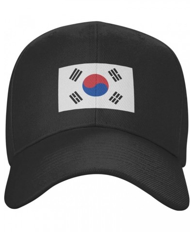 Flag of South Korea Baseball Caps for Men Women Hat Adjustable Cap Trucker Hats Dad Cap Black $8.98 Baseball Caps