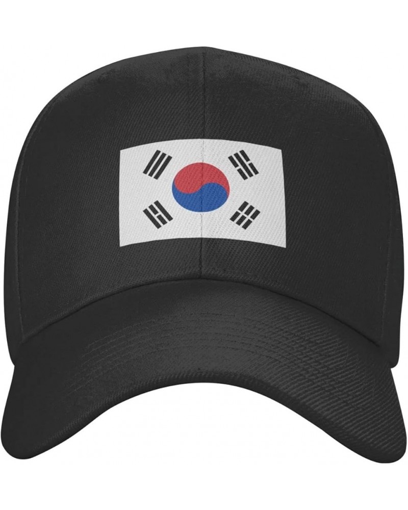 Flag of South Korea Baseball Caps for Men Women Hat Adjustable Cap Trucker Hats Dad Cap Black $8.98 Baseball Caps