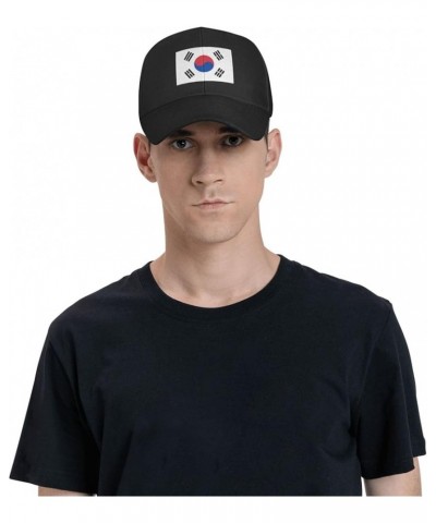 Flag of South Korea Baseball Caps for Men Women Hat Adjustable Cap Trucker Hats Dad Cap Black $8.98 Baseball Caps