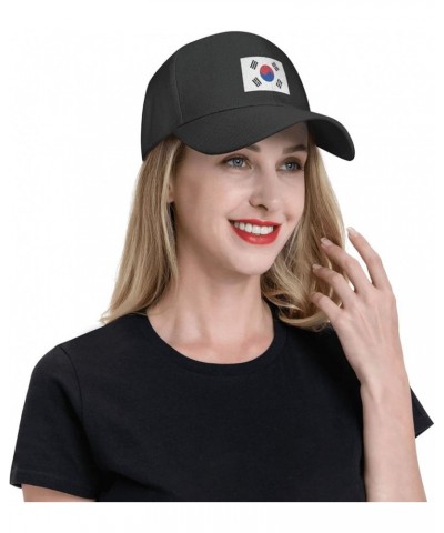 Flag of South Korea Baseball Caps for Men Women Hat Adjustable Cap Trucker Hats Dad Cap Black $8.98 Baseball Caps