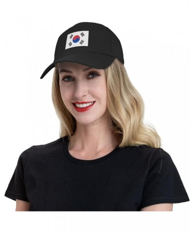 Flag of South Korea Baseball Caps for Men Women Hat Adjustable Cap Trucker Hats Dad Cap Black $8.98 Baseball Caps