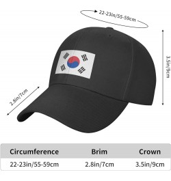 Flag of South Korea Baseball Caps for Men Women Hat Adjustable Cap Trucker Hats Dad Cap Black $8.98 Baseball Caps