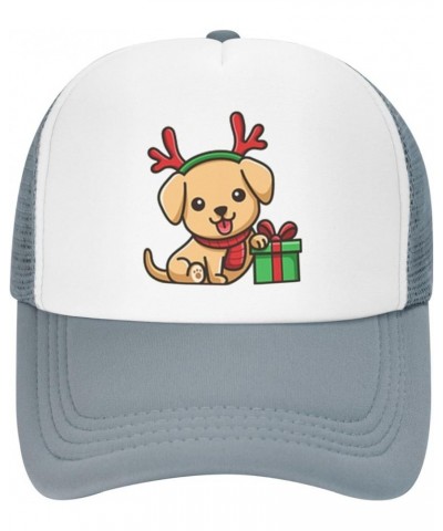 Cute Christmas  Hat Baseball Cap Fashion Cool Summer Sun Mesh Trucker Cap Adjustable Gray $10.94 Baseball Caps