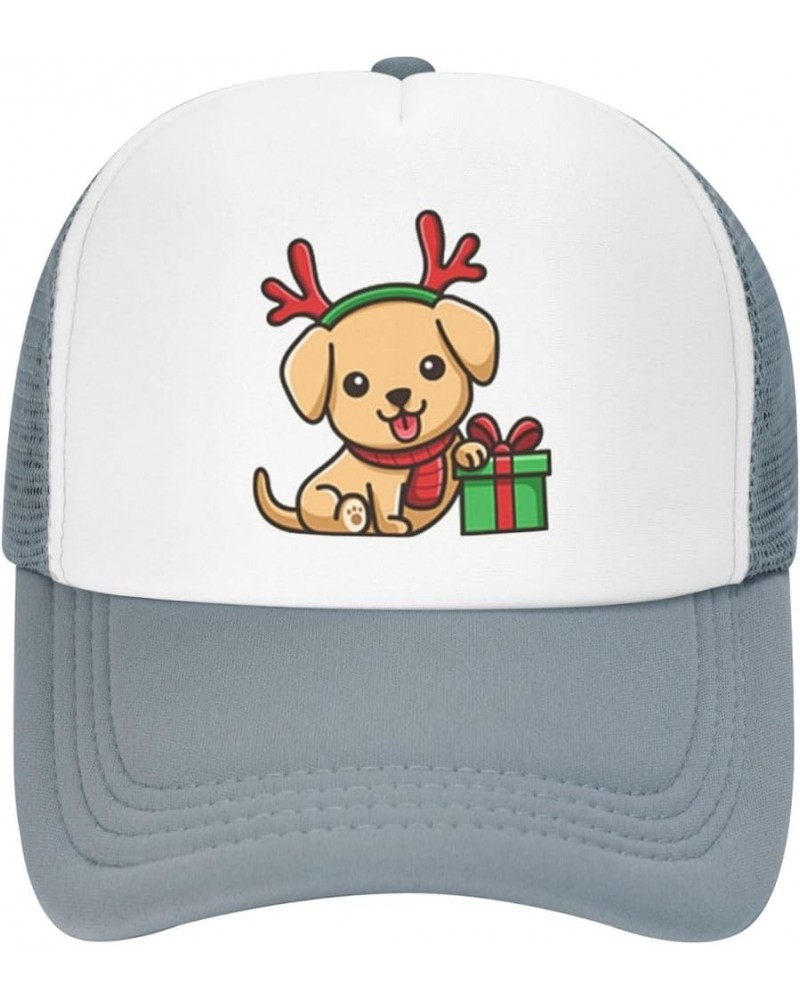 Cute Christmas  Hat Baseball Cap Fashion Cool Summer Sun Mesh Trucker Cap Adjustable Gray $10.94 Baseball Caps