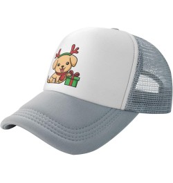 Cute Christmas  Hat Baseball Cap Fashion Cool Summer Sun Mesh Trucker Cap Adjustable Gray $10.94 Baseball Caps