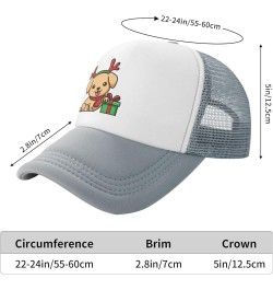 Cute Christmas  Hat Baseball Cap Fashion Cool Summer Sun Mesh Trucker Cap Adjustable Gray $10.94 Baseball Caps