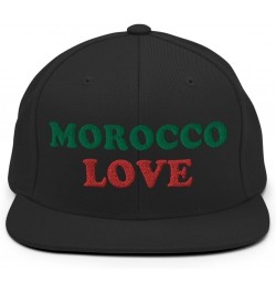 Morocco Love North Africa Sending Love Culture Snapback Hat Black $16.31 Baseball Caps