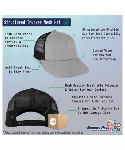 Trucker Hat Baseball Cap Gratitude Cotton Dad Hats for Men & Women Heather Gray Black $14.50 Baseball Caps