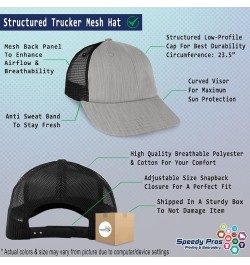 Trucker Hat Baseball Cap Gratitude Cotton Dad Hats for Men & Women Heather Gray Black $14.50 Baseball Caps