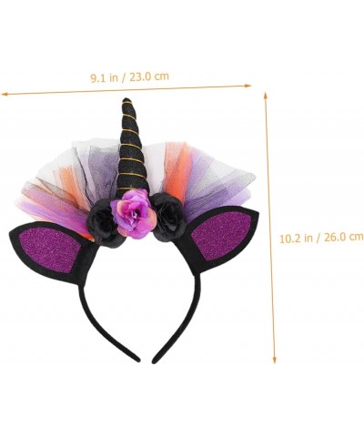 3pcs unicorn headband Ox horn hair decoration Unicorn headdress decor girl headbands devil costume unicorn hair hoop hallowee...