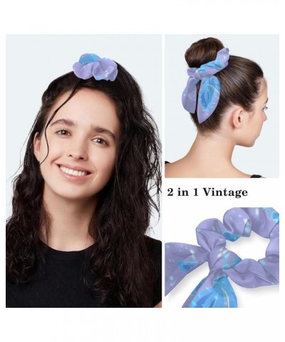 Scrub Hat Blue Butterfly Adjustable Working Cap with Button Bow Hair Scrunchies for Women Color 1 $10.44 Skullies & Beanies