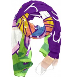 Head Scarf Fashion Chiffon Hair Scarf Scarves for Women Cute Unicorn Rainbow Mountain $10.91 Scarves