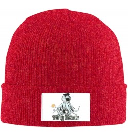 Dirty Band Heads Knit Hat Super Warm Knit Cap Fashion Plain Cuffed Cap Black Red $12.47 Skullies & Beanies