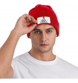 Dirty Band Heads Knit Hat Super Warm Knit Cap Fashion Plain Cuffed Cap Black Red $12.47 Skullies & Beanies