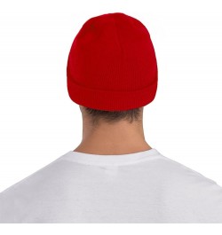 Dirty Band Heads Knit Hat Super Warm Knit Cap Fashion Plain Cuffed Cap Black Red $12.47 Skullies & Beanies