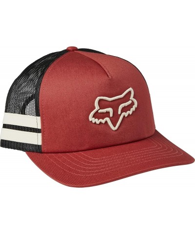 Women's Standard Boundary Trucker Hat Red Clay $17.13 Baseball Caps