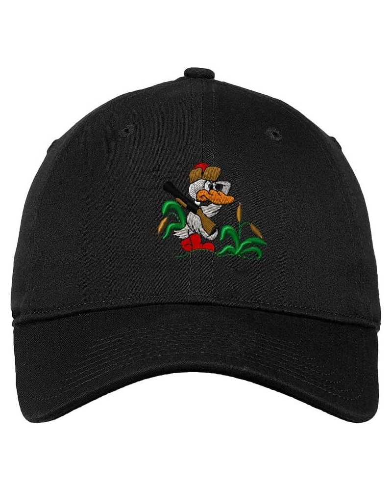 Soft Baseball Cap Duck Hunter Embroidery Hunting Duck Hunter Twill Cotton Dad Hats for Men & Women Black Design Only $16.23 B...