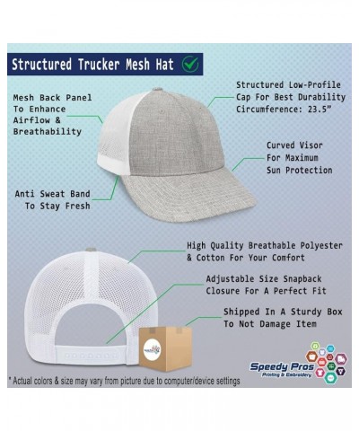 Trucker Hat Baseball Cap Unwritten Cotton Dad Hats for Men & Women Heather Tan White $13.72 Baseball Caps