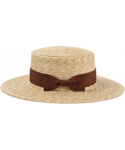 Vacation Beach Hats for Women Bow Straw Hat Summer UV Protection Sun Hats Ladies Party Hats B $23.28 Sun Hats