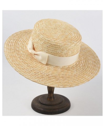 Vacation Beach Hats for Women Bow Straw Hat Summer UV Protection Sun Hats Ladies Party Hats B $23.28 Sun Hats