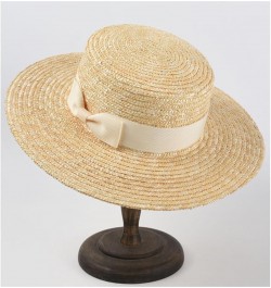 Vacation Beach Hats for Women Bow Straw Hat Summer UV Protection Sun Hats Ladies Party Hats B $23.28 Sun Hats