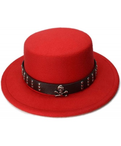 Unisex Vintage Fedora Wide Brimmed Dome Pork Pie Dome Hat Camel One Size $19.80 Fedoras