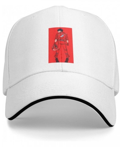 Anime Akira Sport Casual Sandwich Outdoor Baseball Cap Man Cap face Small Sunscreen Female Sun Visor White $14.27 Visors