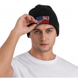 American Tonga Flag Crafted Comfort Premium Yarn Beanies for All Seasons Black $12.84 Skullies & Beanies