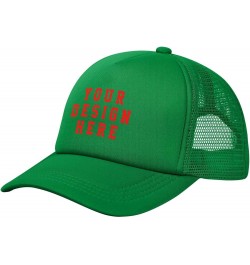 Custom Hat Design Your Own Name Logo Text Image Personalized Hats Green $8.05 Baseball Caps