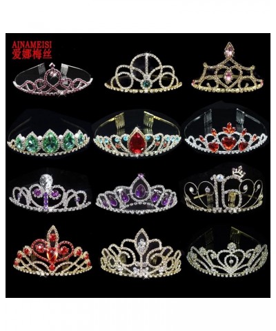 hair jewelry crown tiaras for women Crystal Bridal Tiaras and Crowns Princess Gold Tiara Rhinestone Wedding Hair Accessories ...