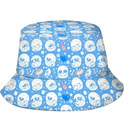 Sans Cartoon Undertale Anime Bucket Hat Packable Fisherman Hats Outdoor Summer Beach Caps for Men Women Travel Hiking Black $...