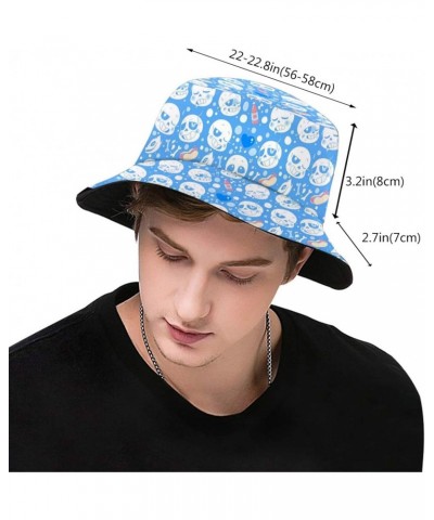 Sans Cartoon Undertale Anime Bucket Hat Packable Fisherman Hats Outdoor Summer Beach Caps for Men Women Travel Hiking Black $...