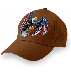 Eagle Printed Cap - White Head Eagle Cap- Eagle 2024 for Man - Woman - Children - Eagle Hat H0031 $14.31 Newsboy Caps