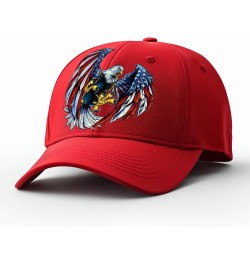 Eagle Printed Cap - White Head Eagle Cap- Eagle 2024 for Man - Woman - Children - Eagle Hat H0031 $14.31 Newsboy Caps