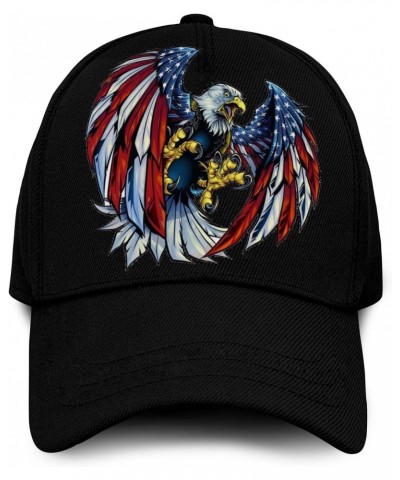 Eagle Printed Cap - White Head Eagle Cap- Eagle 2024 for Man - Woman - Children - Eagle Hat H0031 $14.31 Newsboy Caps