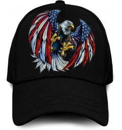 Eagle Printed Cap - White Head Eagle Cap- Eagle 2024 for Man - Woman - Children - Eagle Hat H0031 $14.31 Newsboy Caps