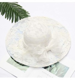 Women's Church Fascinator Bridal Tea Party Wedding Hat Frat Boy Costume H-white $7.68 Sun Hats