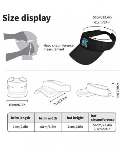 Child Abuse Prevention Caps Sun Visors for Women Sun Visor Hats Flodable Sun Protection Hat $11.43 Visors