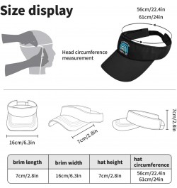 Child Abuse Prevention Caps Sun Visors for Women Sun Visor Hats Flodable Sun Protection Hat $11.43 Visors